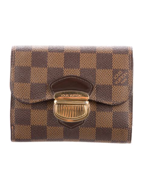 louis vuitton joey wallet ebay|Louis Vuitton Joey Damier Ebene Wallet Brown .